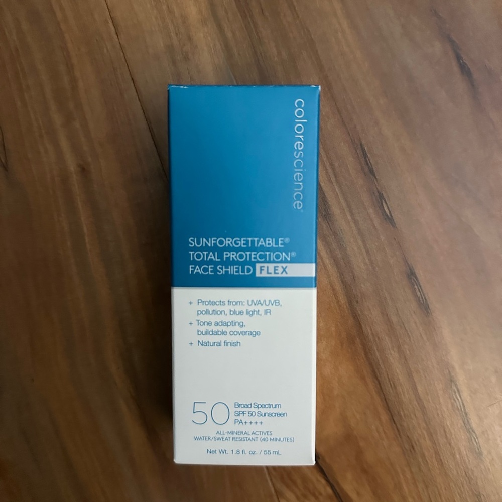 Colorescience Face Shield Flex SPF 50 - Blue and White - shade deep
